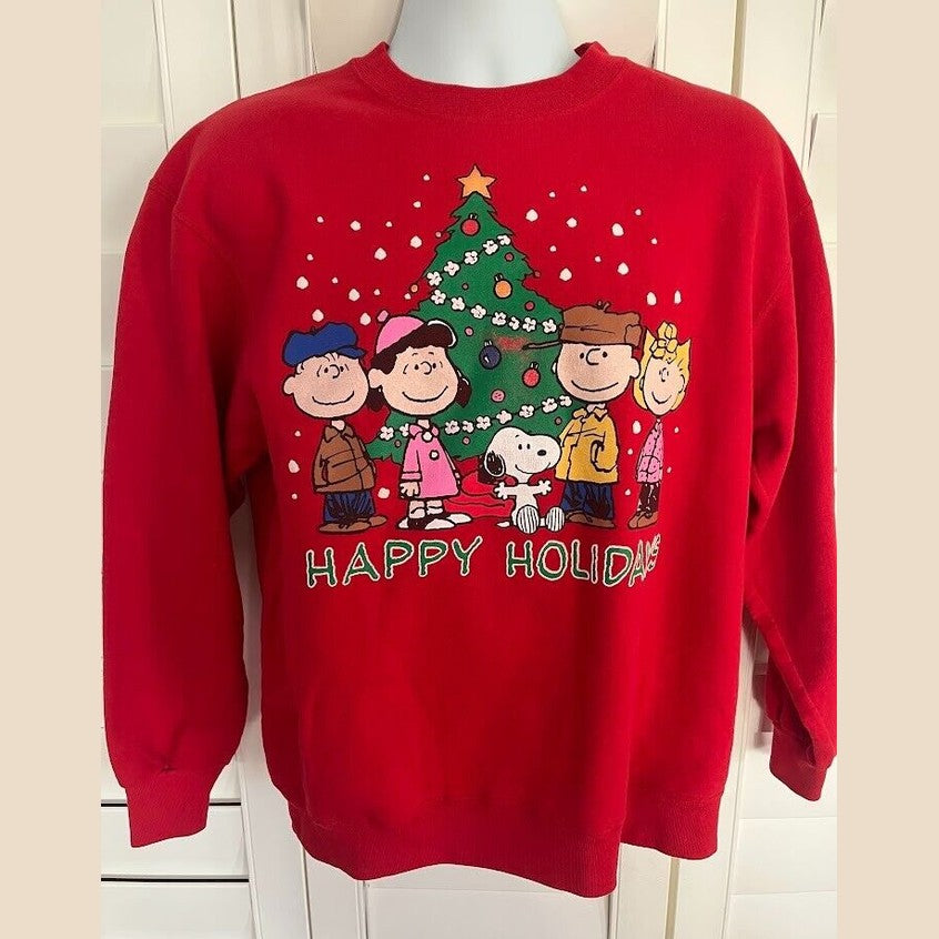 PEANUTS CHRISTMAS SWEATER *VINTAGE 90s* (LARGE) - 1of1 Collectables