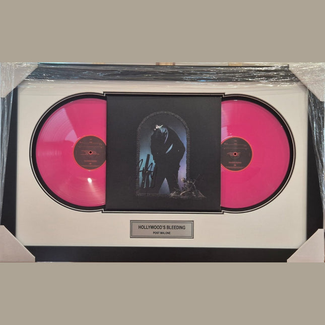 Post Malone Signed Framed Record - Hollywood's Bleeding **JSA AUTHENTICATED** - 1of1 Collectables