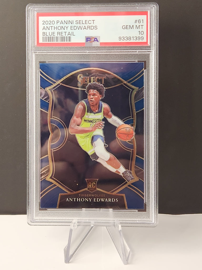 Anthony Edwards 2020/21 Blue Retail Select RC #61 **PSA GEM MINT 10** - Premium  from 1of1 Collectables - Just $128! Shop now at 1of1 Collectables