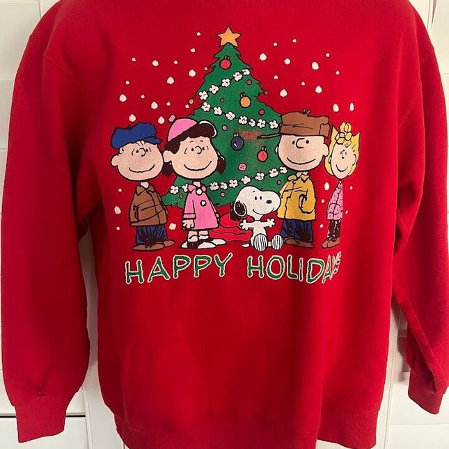 PEANUTS CHRISTMAS SWEATER *VINTAGE 90s* (LARGE) - Premium  from 1of1 Collectables - Just $49! Shop now at 1of1 Collectables