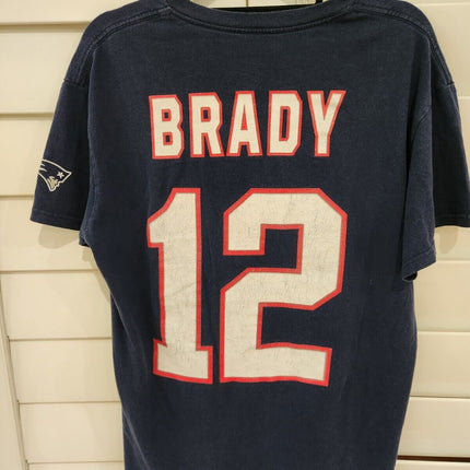 Vintage New England Patriots #12 Tom Brady Shirt **READY TO SHIP** - Premium  from 1of1 Collectables - Just $35! Shop now at 1of1 Collectables