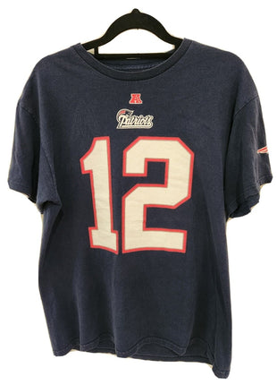 Vintage New England Patriots #12 Tom Brady Shirt **READY TO SHIP** - Premium  from 1of1 Collectables - Just $35! Shop now at 1of1 Collectables