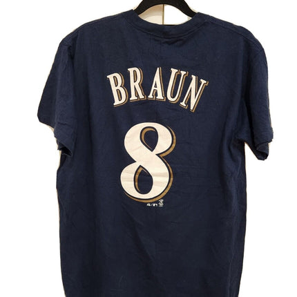 Vintage Milwaukee Brewers Majestic T-Shirt (Ryan Braun #8) **READY TO SHIP** - Premium  from 1of1 Collectables - Just $35! Shop now at 1of1 Collectables