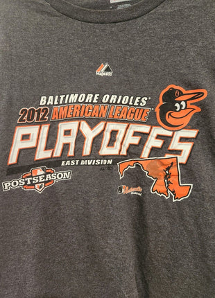 Vintage Majestic Baltimore Orioles Baseball 2012 Post Season Shirt **PLAYOFFS** - Premium  from 1of1 Collectables - Just $35! Shop now at 1of1 Collectables
