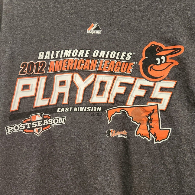 Vintage Majestic Baltimore Orioles Baseball 2012 Post Season Shirt **PLAYOFFS** - Premium  from 1of1 Collectables - Just $35! Shop now at 1of1 Collectables