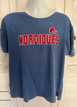 Vintage Quebec NORDIQUES HOCKEY T-Shirt **Ready to Ship** LARGE - Premium  from 1of1 Collectables - Just $35! Shop now at 1of1 Collectables