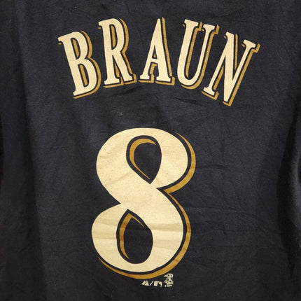 Vintage Milwaukee Brewers Majestic T-Shirt (Ryan Braun #8) **READY TO SHIP** - Premium  from 1of1 Collectables - Just $35! Shop now at 1of1 Collectables