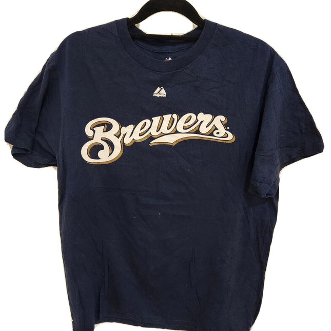 Vintage Milwaukee Brewers Majestic T-Shirt (Ryan Braun #8) **READY TO SHIP** - Premium  from 1of1 Collectables - Just $35! Shop now at 1of1 Collectables