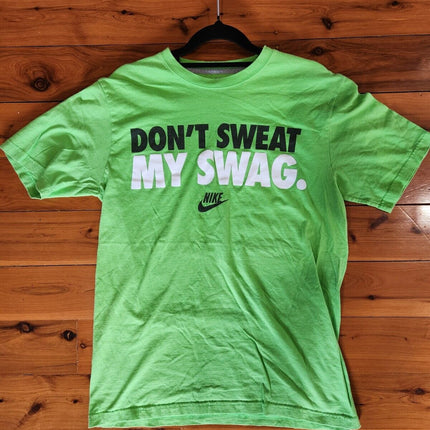 Vintage Nike T-Shirt - Don't Sweat my Swag! **A++ Condition, Ready to Ship** - Premium  from 1of1 Collectables - Just $35! Shop now at 1of1 Collectables