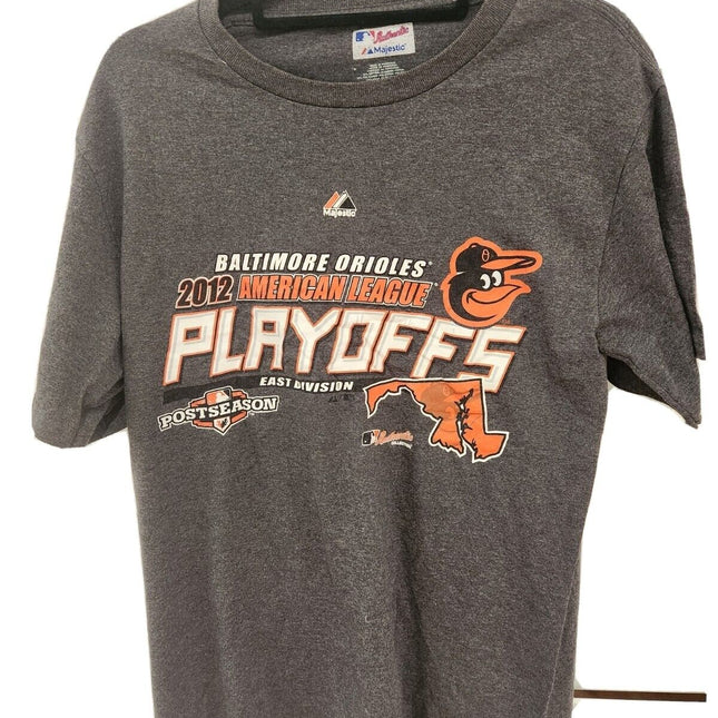 Vintage Majestic Baltimore Orioles Baseball 2012 Post Season Shirt **PLAYOFFS** - Premium  from 1of1 Collectables - Just $35! Shop now at 1of1 Collectables