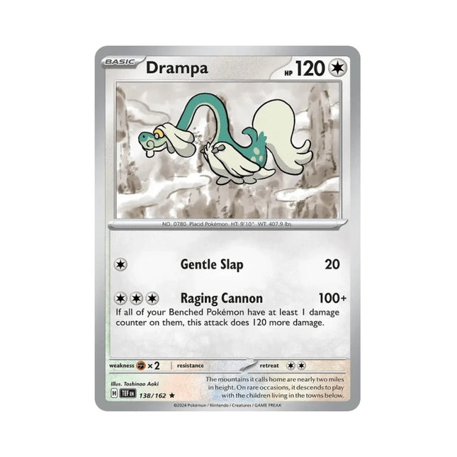 Temporal Forces Drampa (138/162) 138 Rare Foil/Holo - 1of1 Collectables