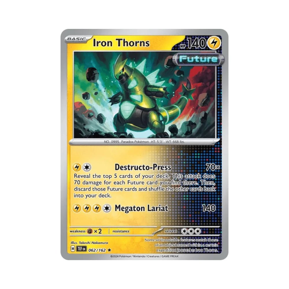 Temporal Forces Iron Thorns (062/162) 062 Rare Foil/Holo - 1of1 Collectables