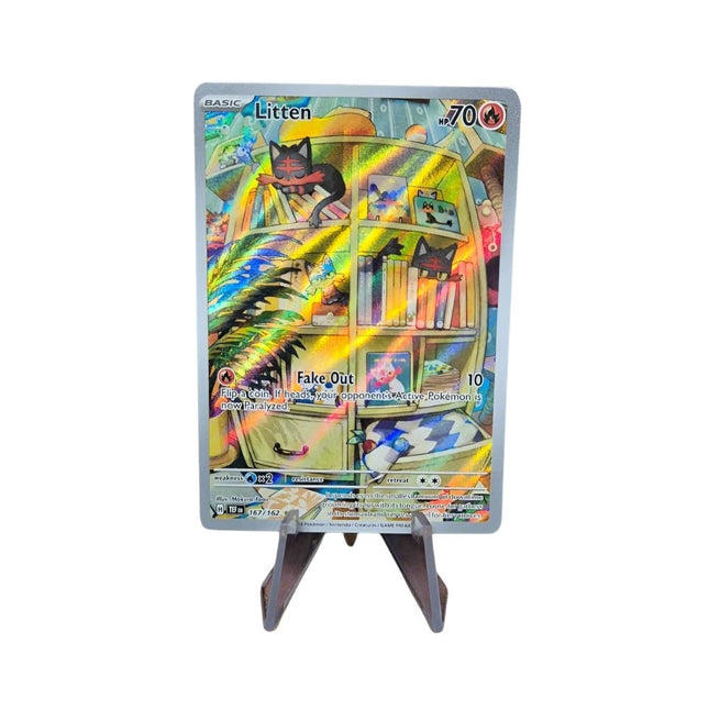 Temporal Forces Litten (167/162) 167 Illustration Rare Foil/Holo - 1of1 Collectables