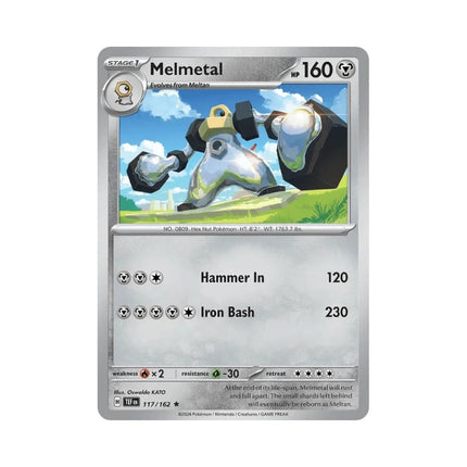 Temporal Forces Melmetal (117/162) 117 Rare Foil/Holo - 1of1 Collectables