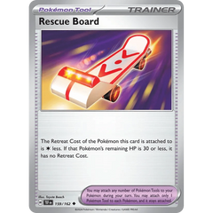 Temporal Forces Scarlet and Violet Rescue Board (159/162) 159 Raw Uncommon Reverse Holo Trainer Card - 1of1 Collectables