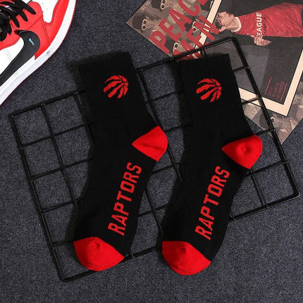 Toronto Raptors NBA Socks (Size 8 - 11) - Black/Red - 1of1 Collectables
