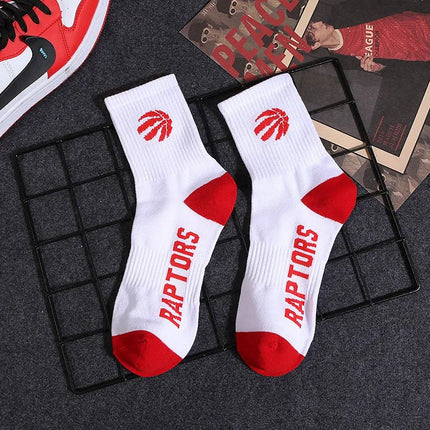 Toronto Raptors NBA Socks (Size 8 - 11) - White/Red - 1of1 Collectables