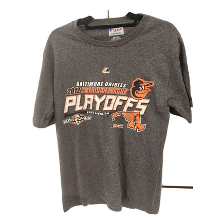 Vintage Majestic Baltimore Orioles Baseball 2012 Post Season Shirt **PLAYOFFS** - 1of1 Collectables
