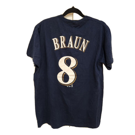 Vintage Milwaukee Brewers Majestic T-Shirt (Ryan Braun #8) **READY TO SHIP** - 1of1 Collectables