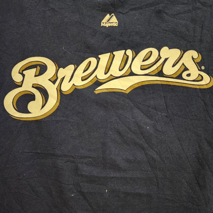 Vintage Milwaukee Brewers Majestic T-Shirt (Ryan Braun #8) **READY TO SHIP** - 1of1 Collectables