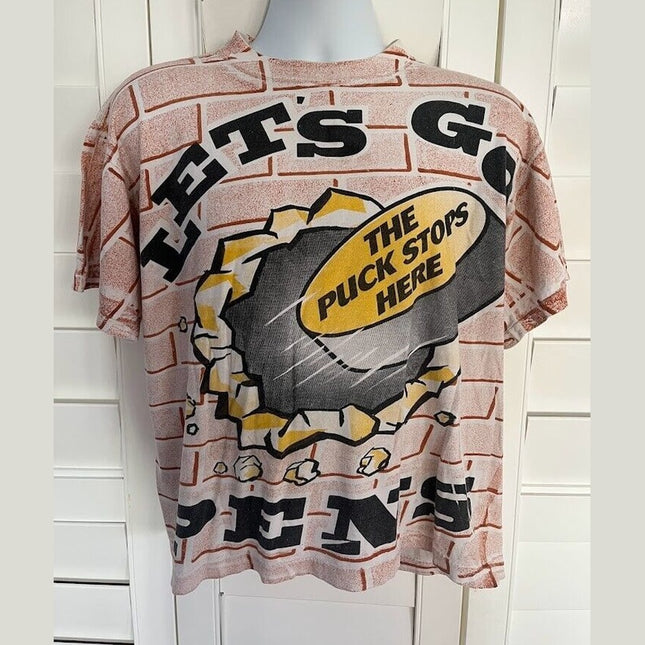 Vintage PITTSBURGH PENGUINS T-Shirt **A++ Condition, Ready to Ship** MEDIUM - 1of1 Collectables