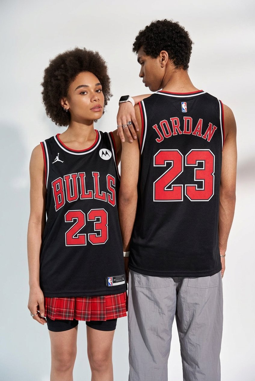 NBA CHICAGO BULLS JORDAN BLACK RED