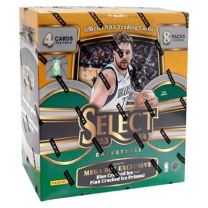 2023/24 Panini Select Basketball Mega Box (Blue and Pink Cracked Ice Prizms) **FACTORY SEALED**