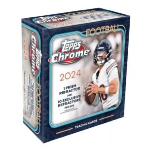 2024 Topps Chrome Football (NFL) Mega Box (42 Cards) **FACTORY SEALED**