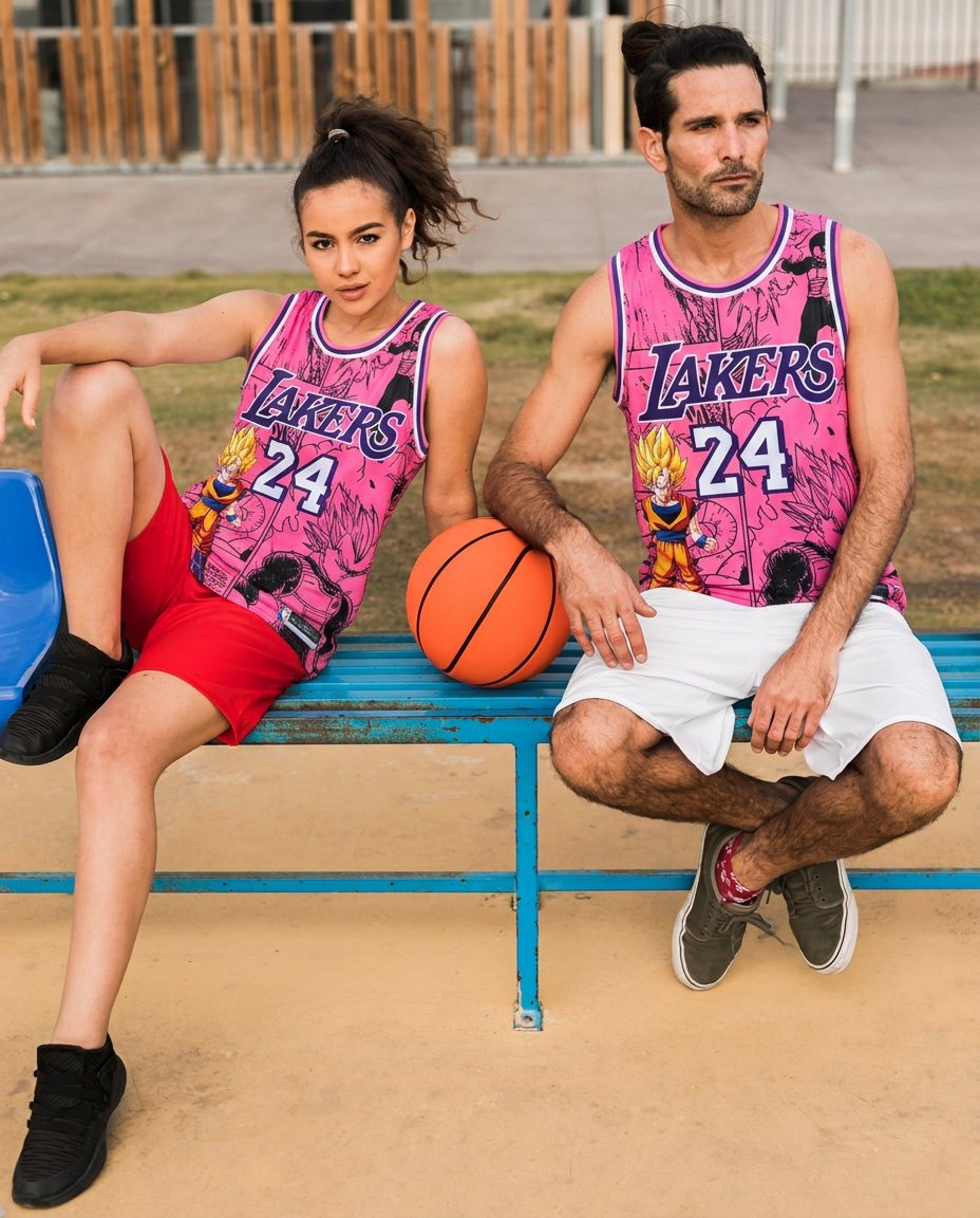 NBA LAKERS KOBE BRYANT x DRAGON BALL Z PINK