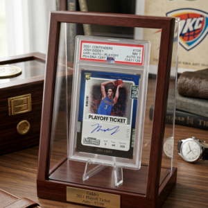 Josh Giddey 2021/22 Contenders Playoff Ticket Variation Auto #106 **PSA NM 7**