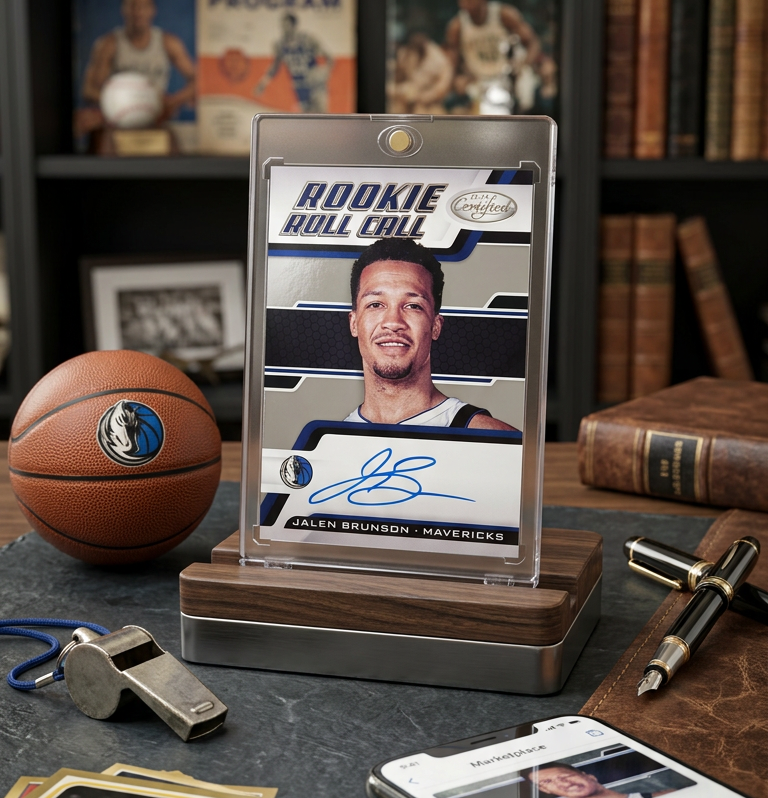 Jalen Brunson 2018/19 Certified Rookie Role Call Auto **ON CARD AUTO**
