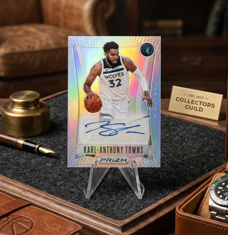 Karl-Anthony Towns 2021/22 Prizm Silver Prizm Auto #FS-KAT