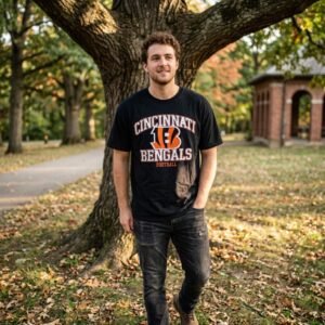 Vintage CINCINNATI BENGALS T-Shirt **A++ Condition** LARGE