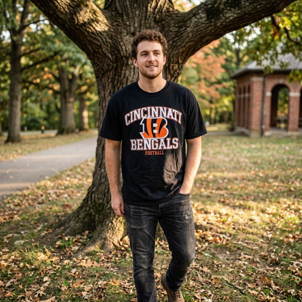 Vintage CINCINNATI BENGALS T-Shirt **A++ Condition** LARGE
