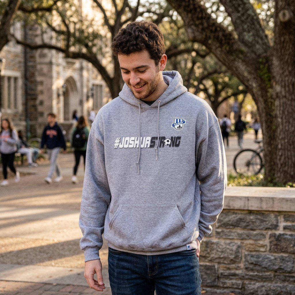 Vintage 90's Florence Soccer Hoodie - # Joshua Strong