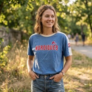 Vintage Quebec NORDIQUES HOCKEY T-Shirt **Ready to Ship** LARGE