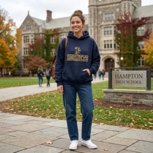 Vintage Hornets College Football Hoodie **READY TO SHIP**