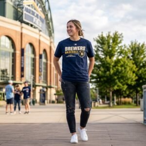 Vintage Milwaukee Brewers Post Season T-Shirt (S) **READY TO SHIP**