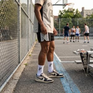 San Antonio Spurs NBA Socks (Size 8-11) - White