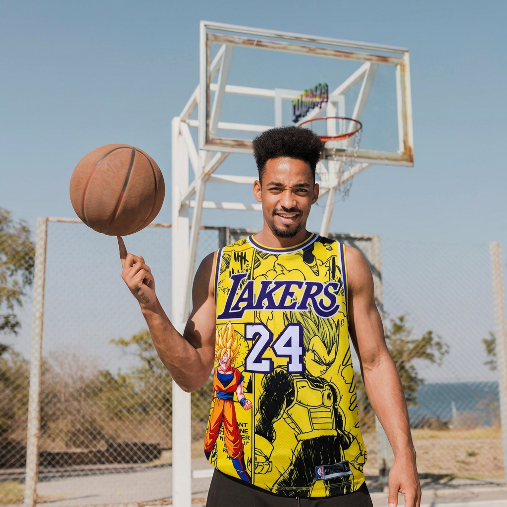 NBA LAKERS KOBE BRYANT x DRAGON BALL Z YELLOW
