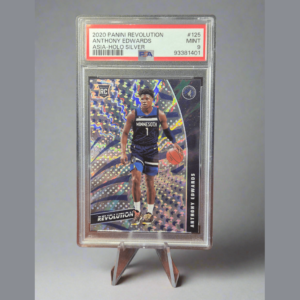 Anthony Edwards 2020/21 Revolution Asia Silver Holo RC #125 **PSA MINT 9**