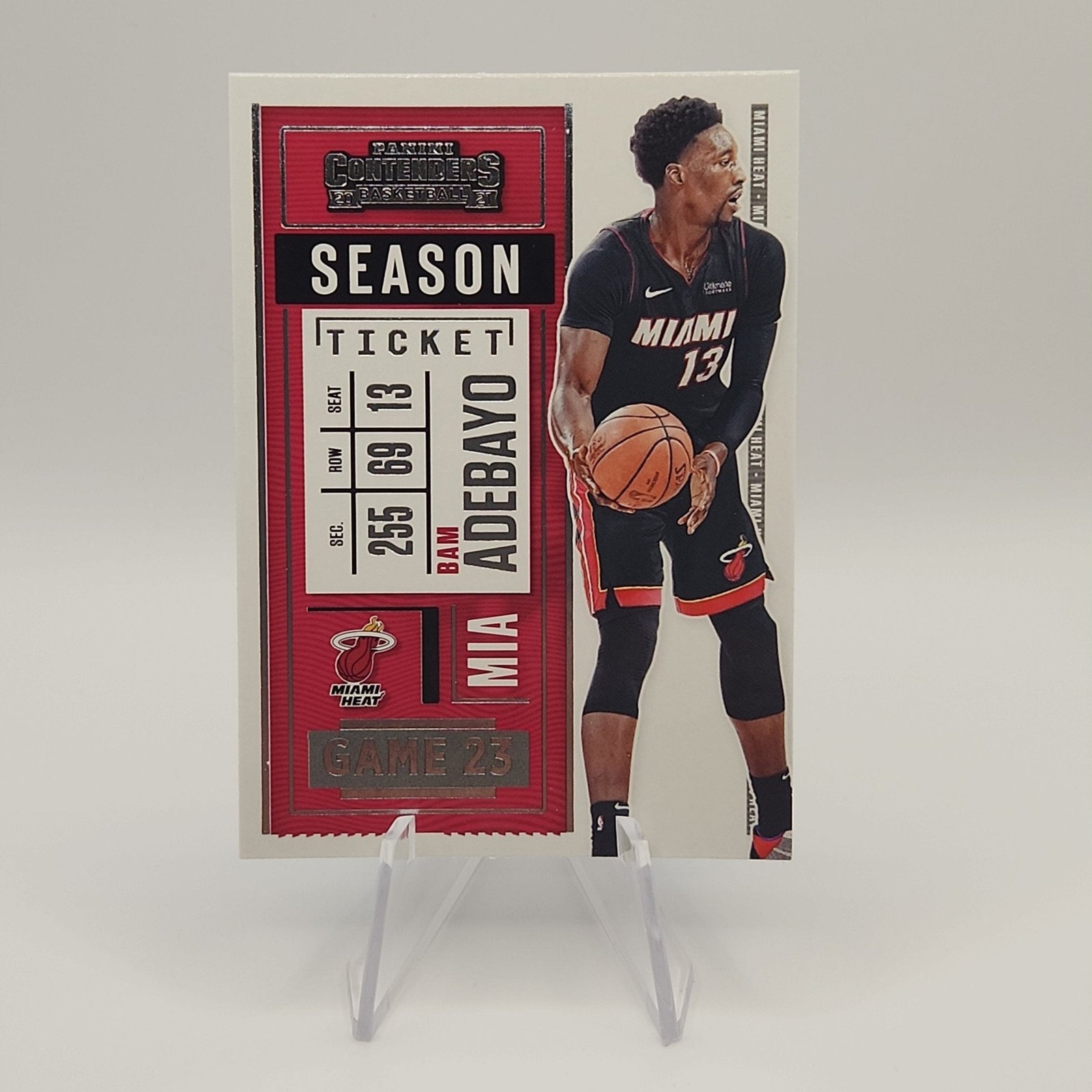 Bam Adebayo 2020/21 Contenders Season Ticket #52