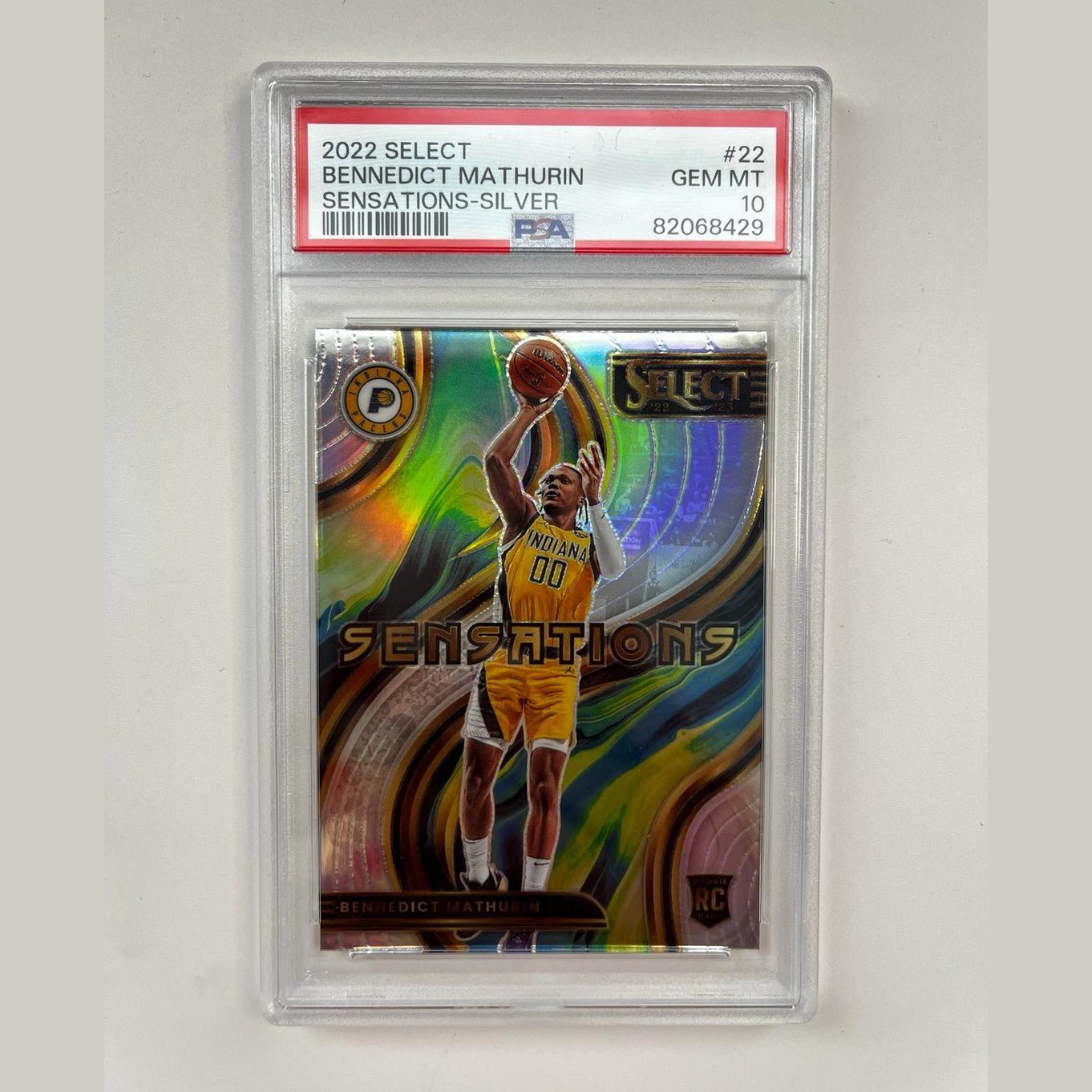 Bennedict Mathurin 2022/23 Select Sensations Silver RC **PSA GEM MINT 10** **POP 3**