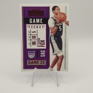 De' Aaron Fox 2020/21 Contenders Game Ticket Red #88