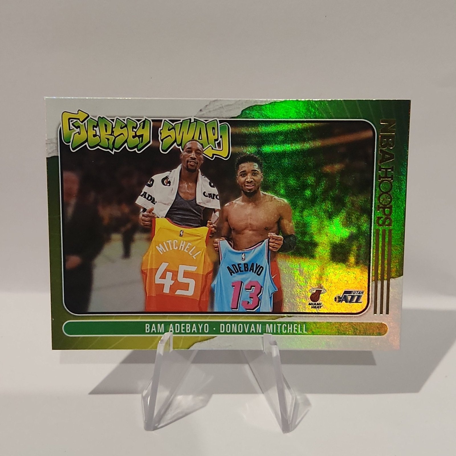 Donovan Mitchell / Bam Adebayo 2020/21 Hoops Jersey Swap Foil #8