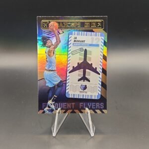 Ja Morant 2021/22 Hoops Basketball Holo Gold Foil Frequent Flyers #14