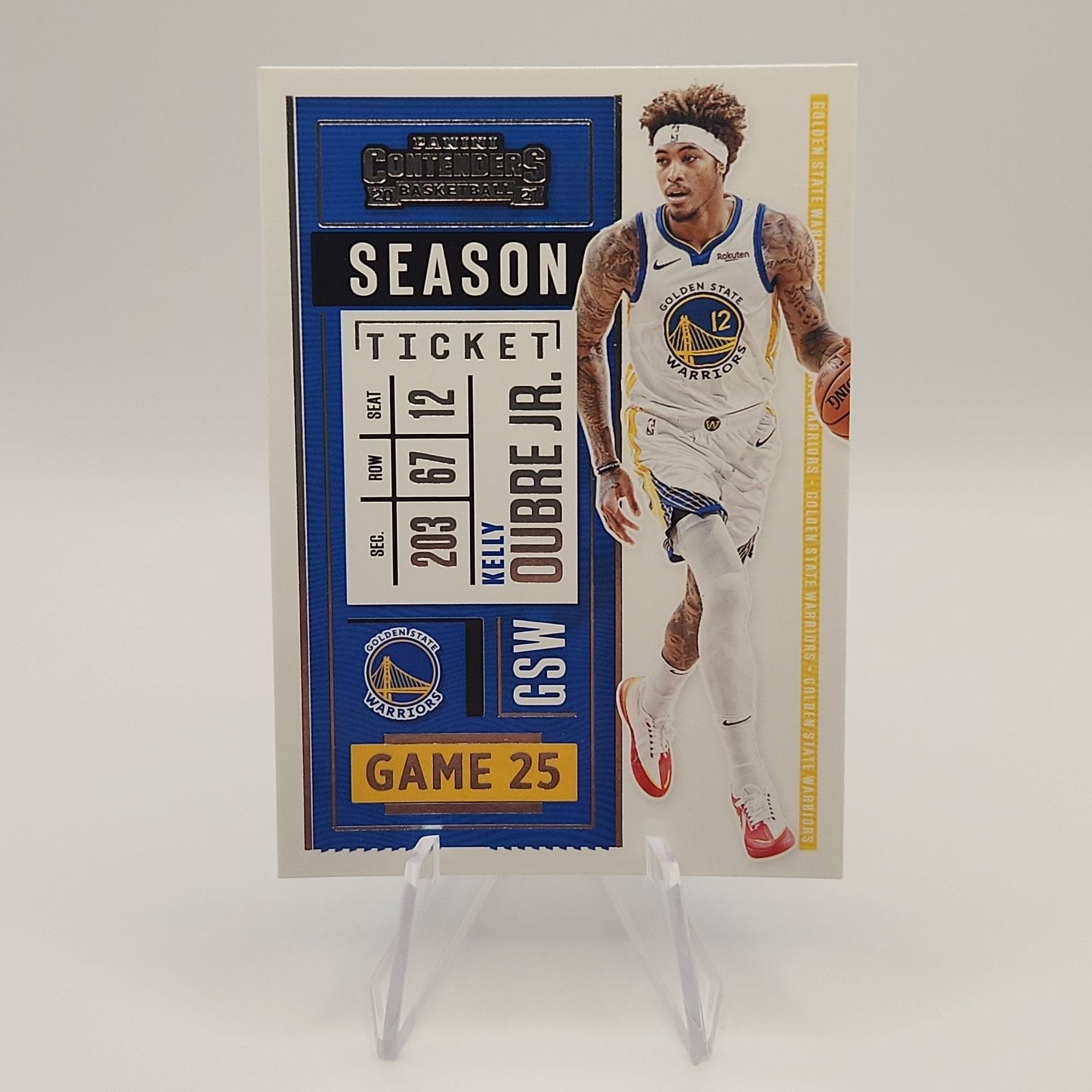 Kelly Oubre Jr 2020/21 Contenders Season Ticket #6