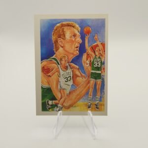 Larry Bird 1990 Hoops Michael Taylor Art Checklist #356