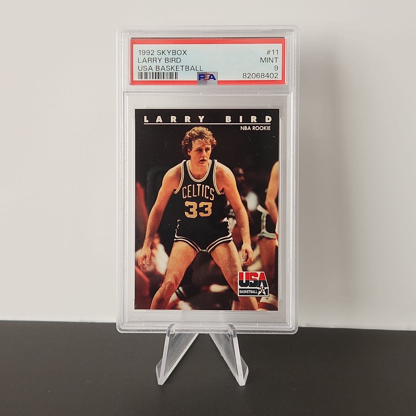 Larry Bird 1992/93 Skybox USA Basketball #11 **PSA MINT 9**