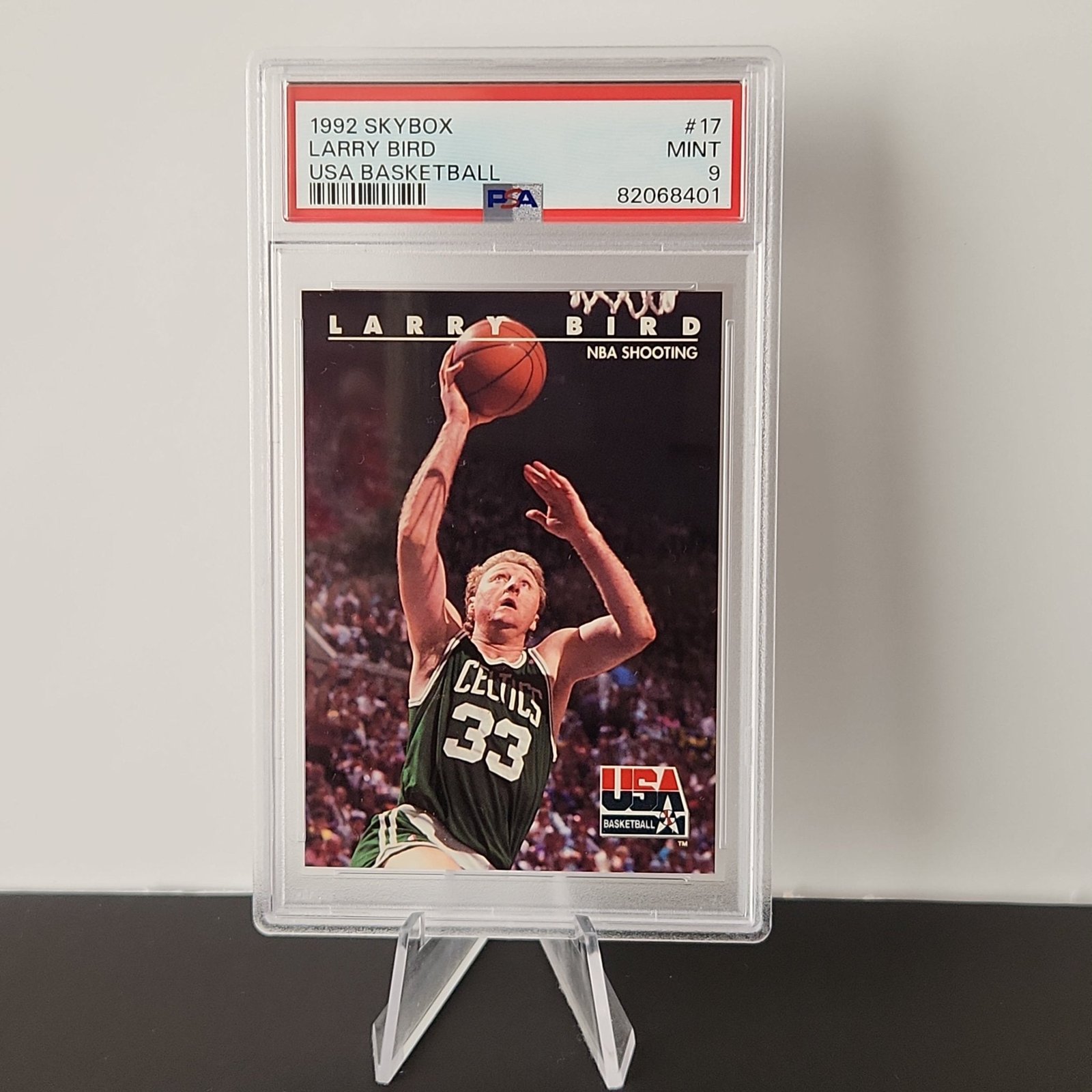 Larry Bird 1992/93 Skybox USA Basketball **PSA MINT 9**